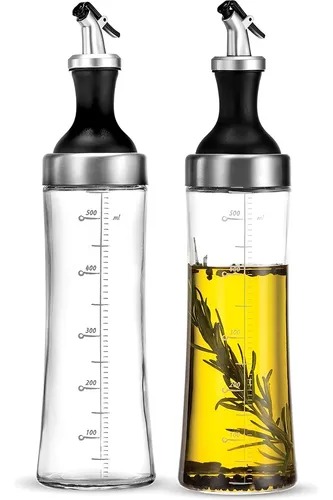 DISPENSADOR DE ACEITE DOBLE EN VIDRIO